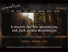 Tablet Screenshot of elevationsc.org